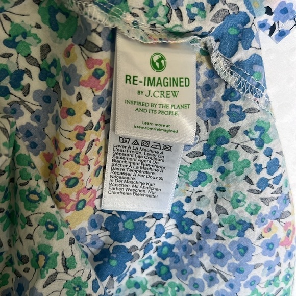 J crew floral blouse 100% cotton size XS - Picture 8 of 11